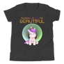 Remember You're Beautiful (Unicorn) Youth Short Sleeve T-Shirt