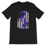F Cancer with Flag T-Shirt