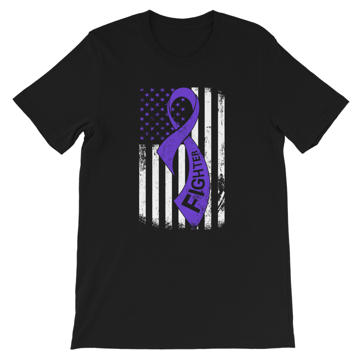 F Cancer with Flag T-Shirt