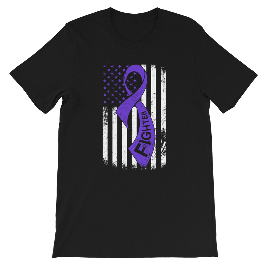 F Cancer with Flag T-Shirt