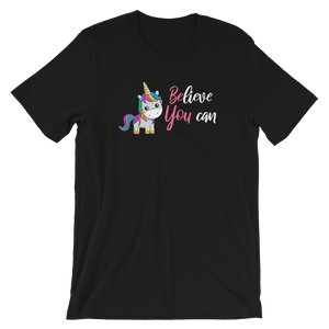 Believe You Can (Unicorn) Adult Short-Sleeve Unisex T-Shirt