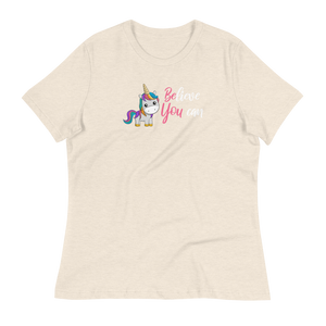 Believe You Can (Unicorn) Women's Relaxed T-Shirt